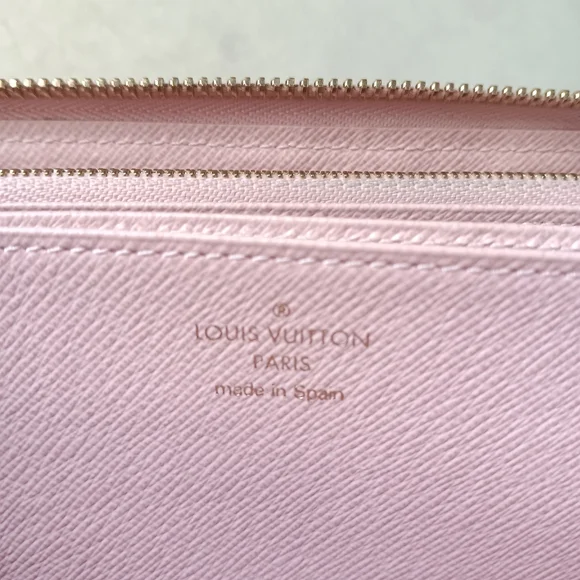 LOUIS VUITTON ✨️ Pink Epi Blooming Flowers Zippy Wallet Rose Ballerine - Picture 10 of 16